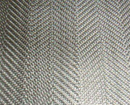 Herringbone weave wire mesh - The main feature is a smooth surface ...
